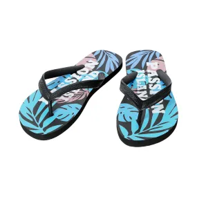 (43-44,Blue & Black) Passion Island Series Men's Flip Flops