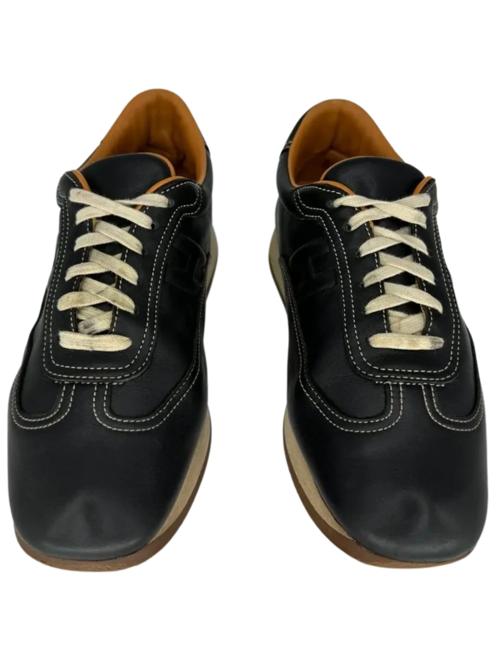 Black Hermes "Quick" Sneakers