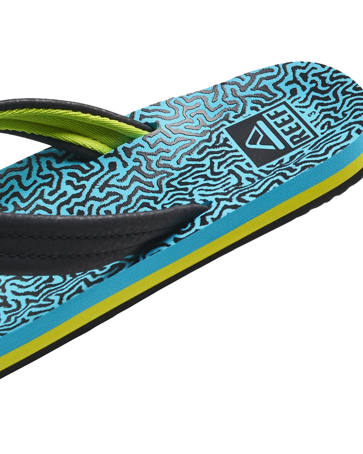 Boys Ahi Flip Flops in Blue Coral