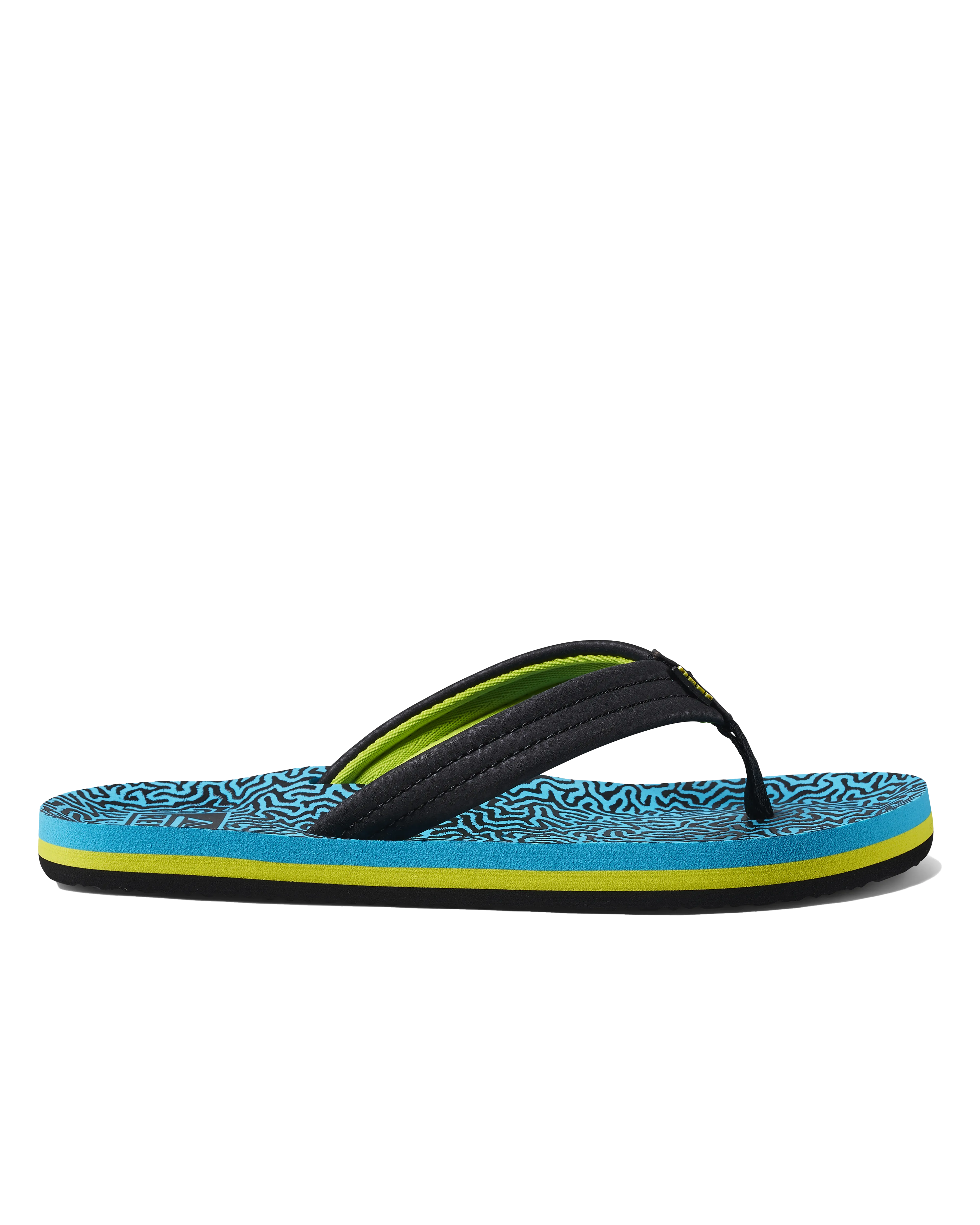 Boys Ahi Flip Flops in Blue Coral