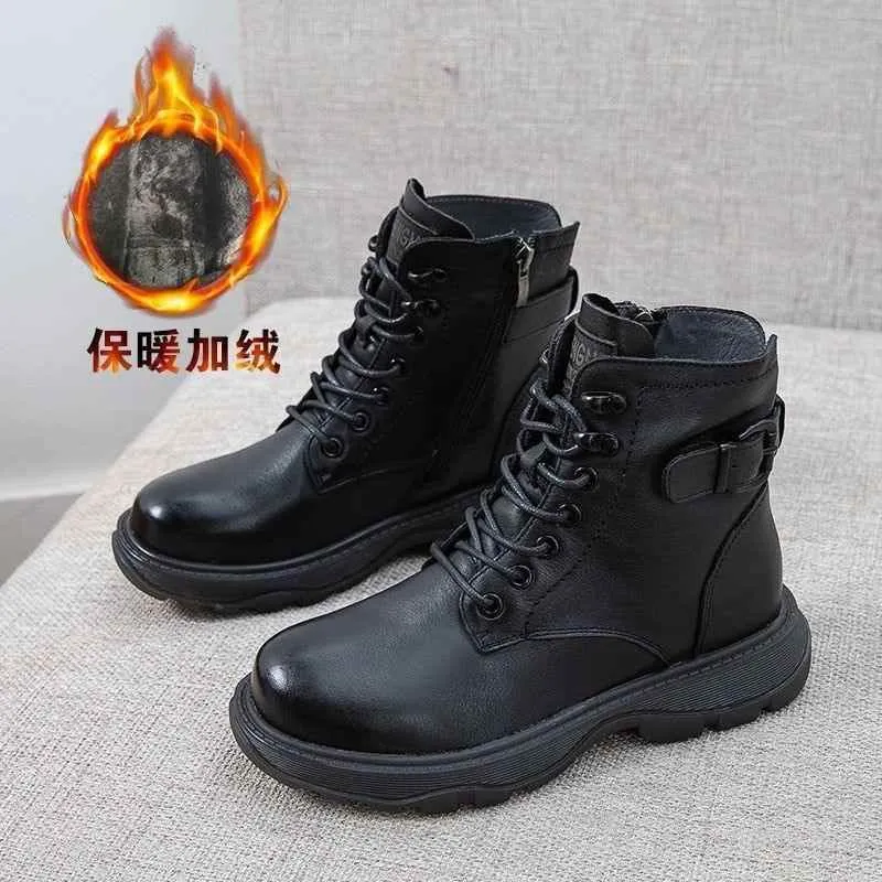 Cross Stroppy Ankle Vintage Punk Boots Flat Women's Casual Shoes GRCL0244