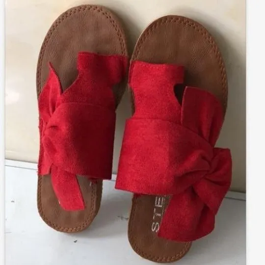 Flops Bow Front Open Sandals