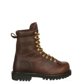 Georgia Boot Men's Lace-to-Toe 8" Waterproof Steel Toe Logger Boot