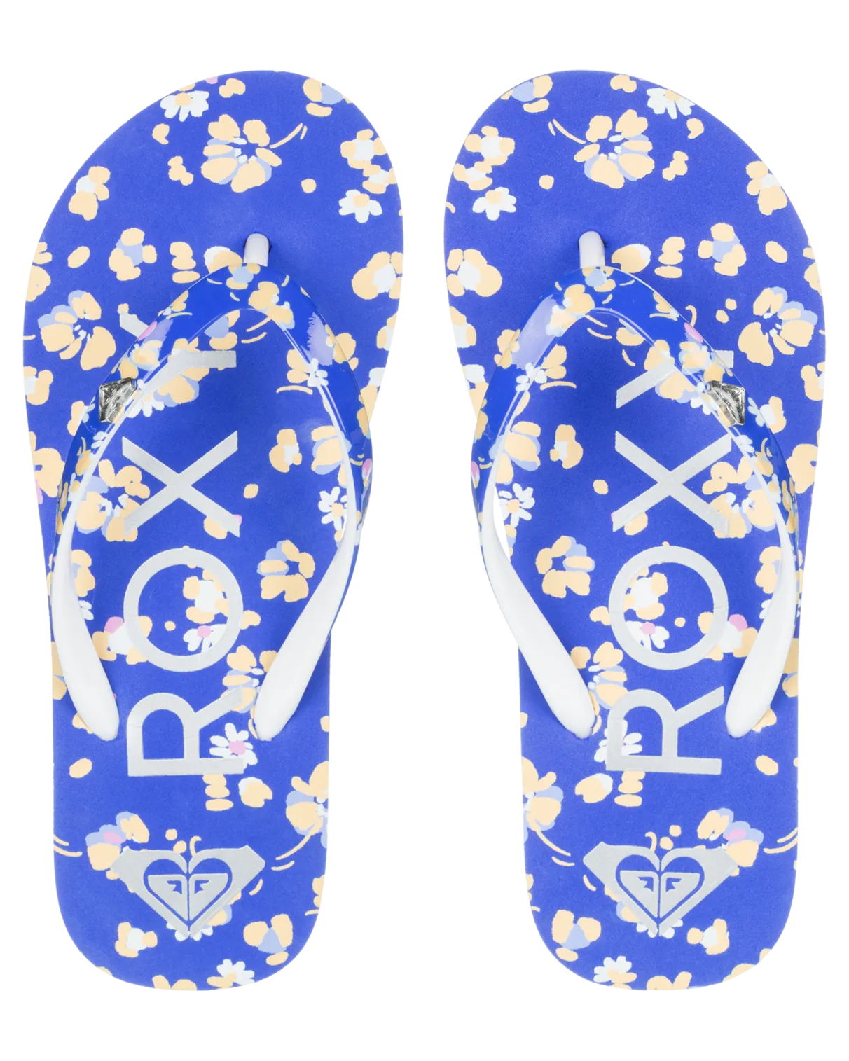 Girls Pebbles VII Flip Flops in Dazzling Blue