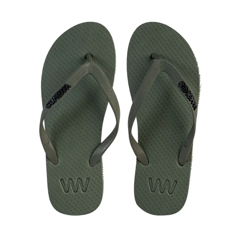 Khaki Women's Flip Flops