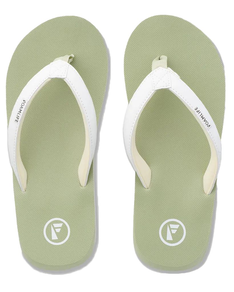 Lixi SC Flip Flops in Sage Green