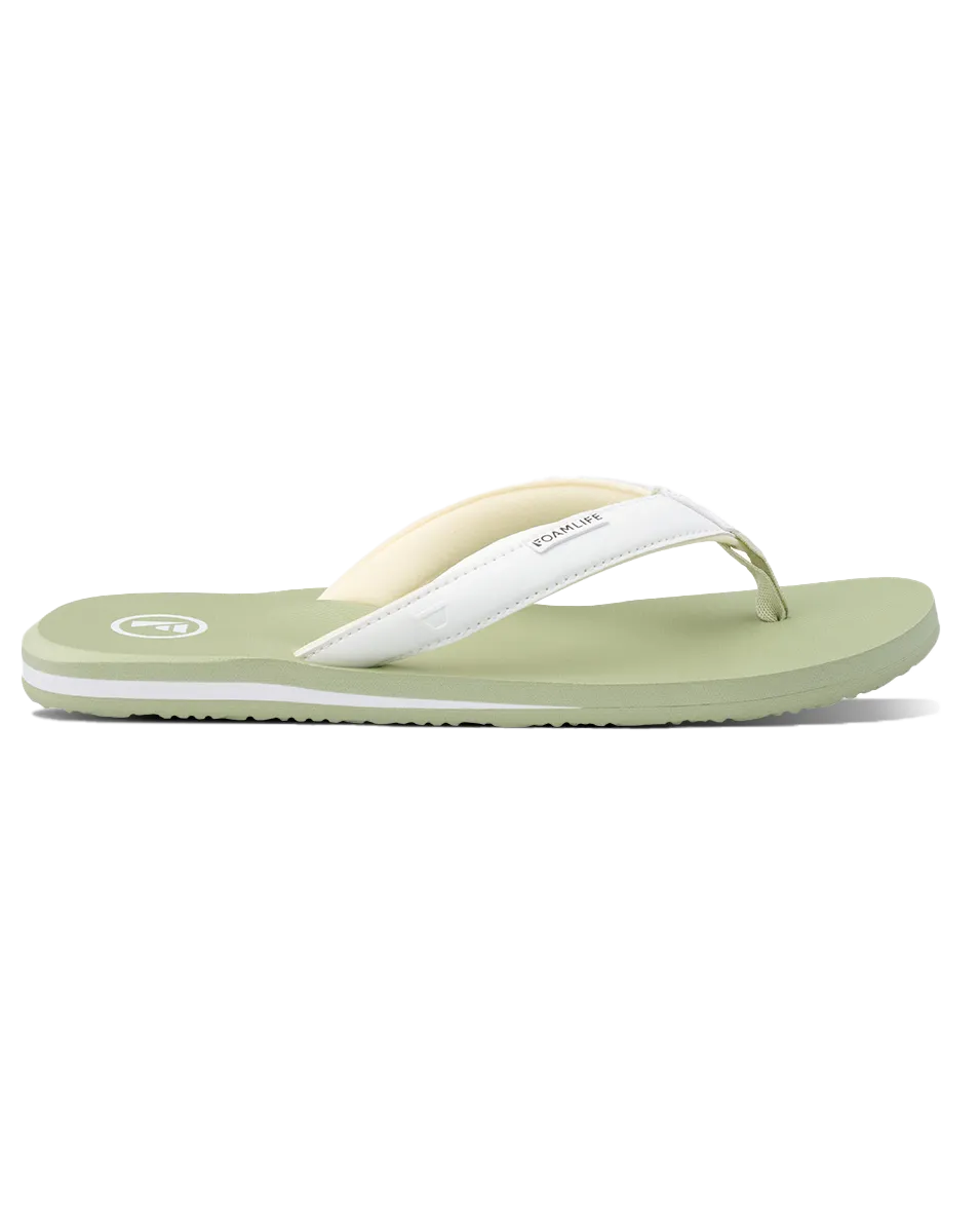 Lixi SC Flip Flops in Sage Green