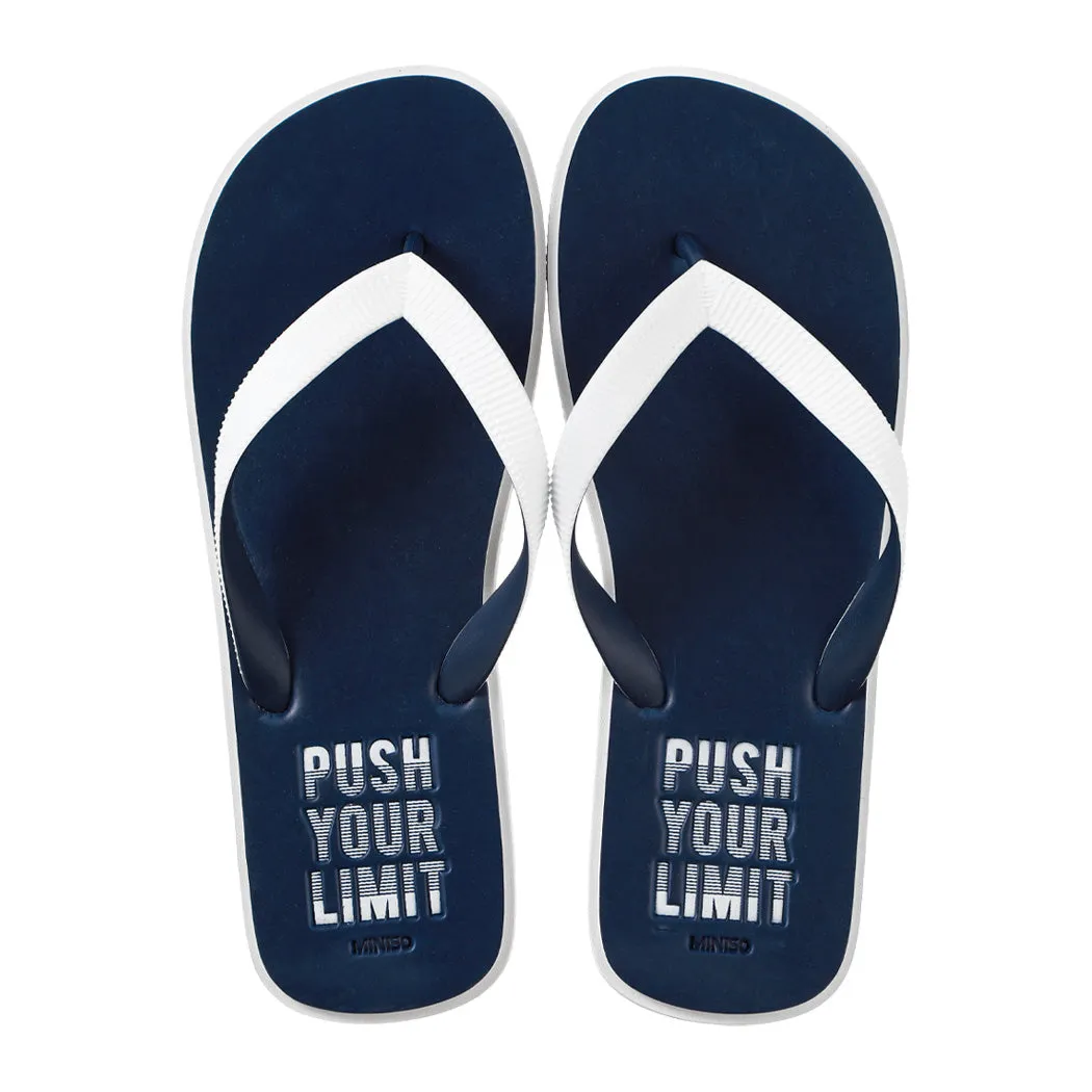 Minimalist Series Men's Flip Flops (Blue, 41)