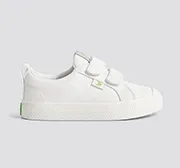 OCA Low Off-White Canvas Sneaker Kids