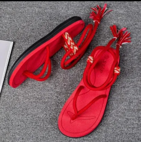 Pintoed Beach Sandals Couple Style Summer Trend Fashion Sandals S12324