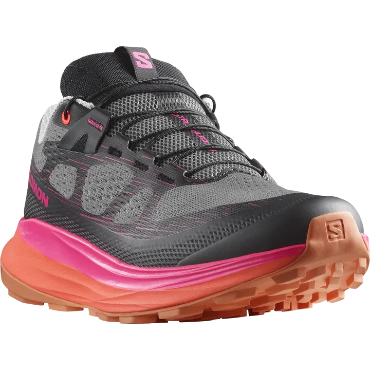 Salomon Ultra Glide 2 Shoes (Women's) Plum Kitten / Black / Pink Glow