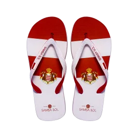 Samba Sol Men's Countries Collection Flip Flops - Monte Carlo