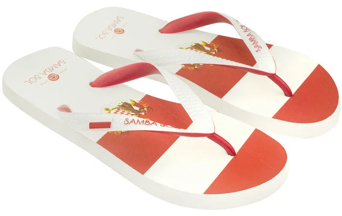 Samba Sol Men's Countries Collection Flip Flops - Monte Carlo