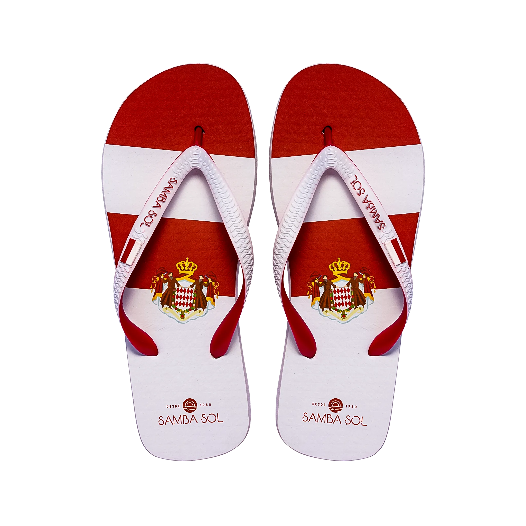 Samba Sol Men's Countries Collection Flip Flops - Monte Carlo