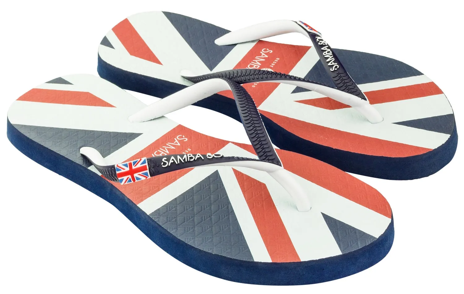 Samba Sol Women's Countries Collection Flip Flops - England