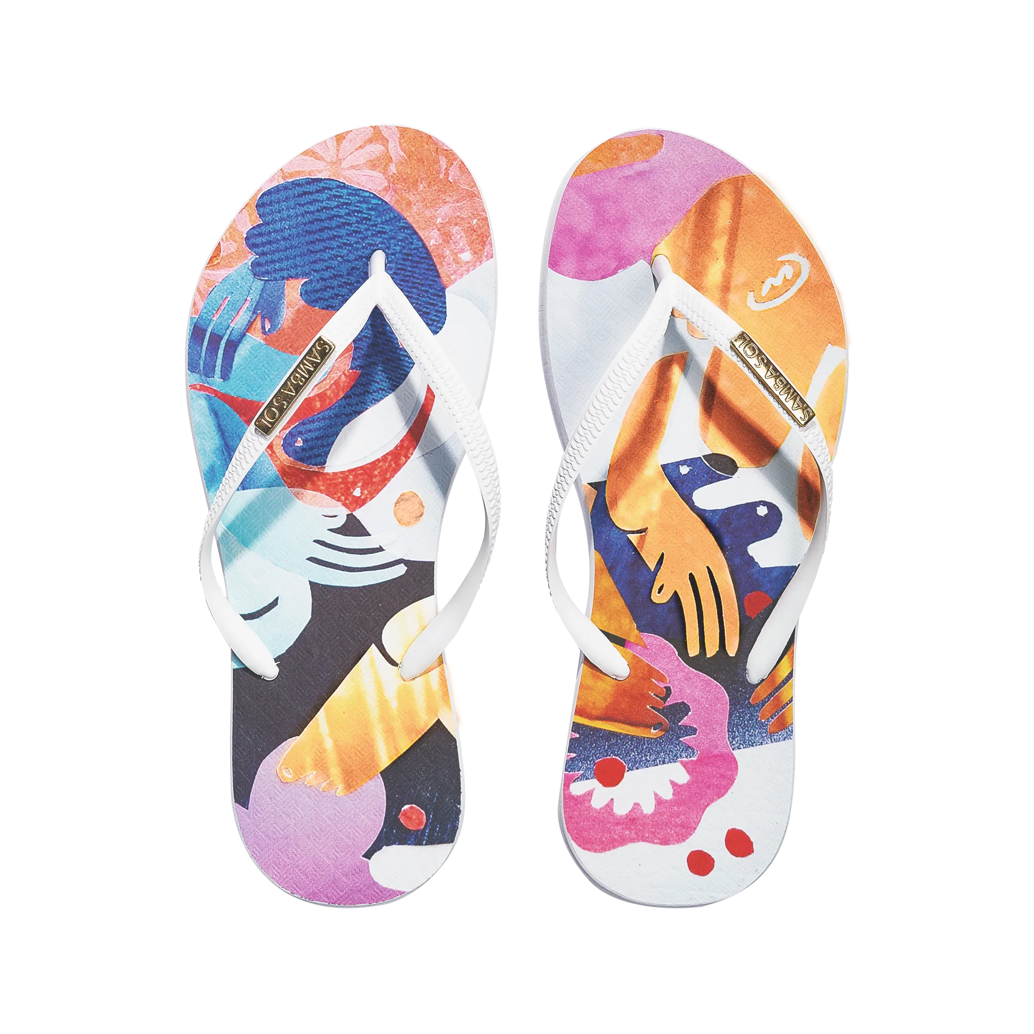 Samba Sol Women's YoungArts Collection Flip Flops - Nadia Wolff