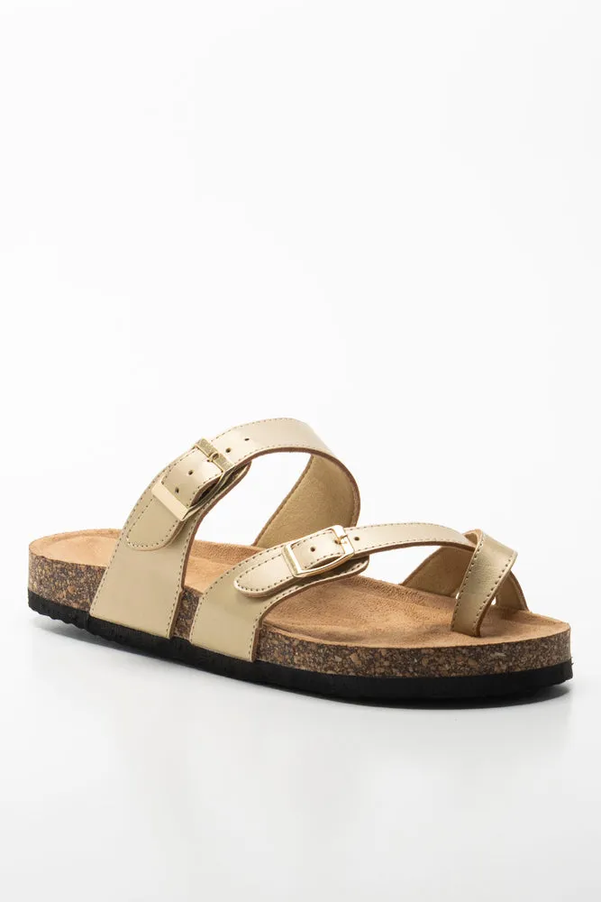 Toe Post Sandal Gold