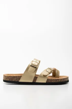 Toe Post Sandal Gold