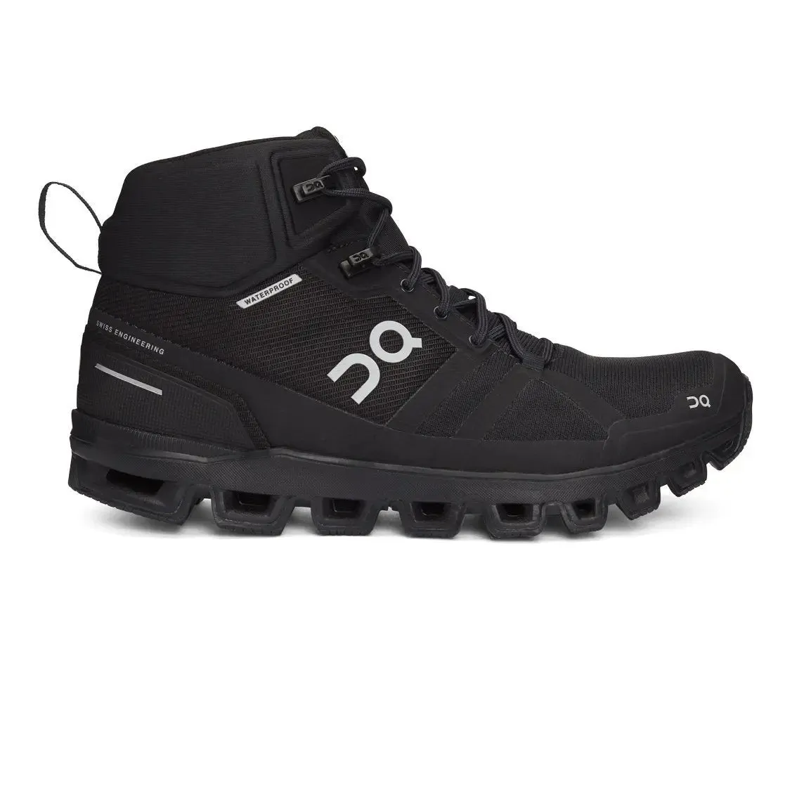 Womens On Running Cloudrock Waterproof - All Black